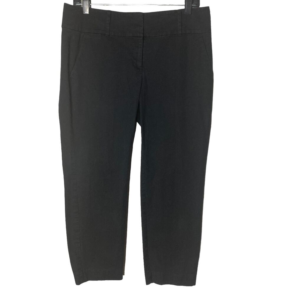 Ann Taylor Pants Capris Womens Size 6 Signature Black Career Work Casual